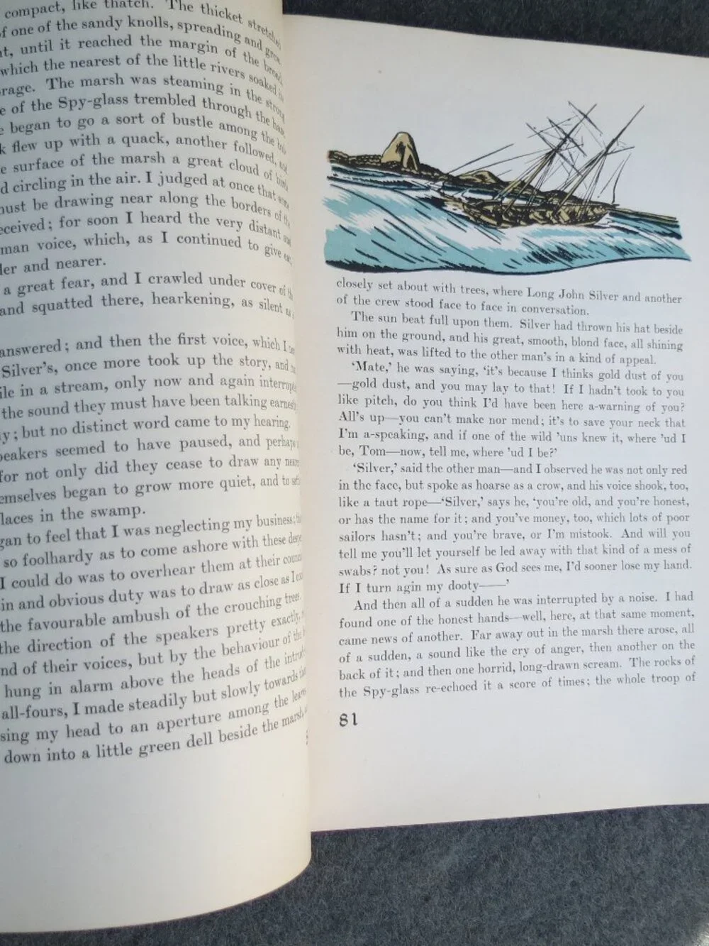 Vintage Classic Robert Louis Stevenson 1941 TREASURE ISLAND
